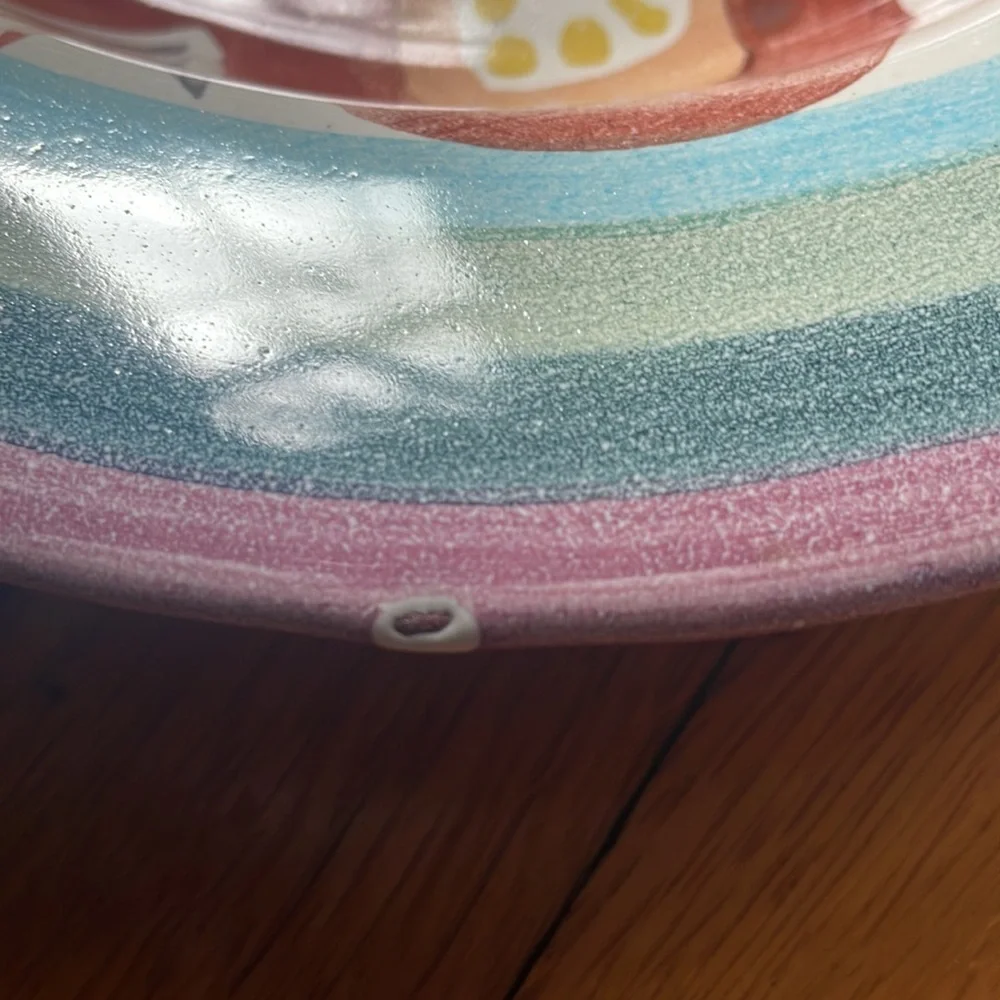 Vintage Victoria & Richard Mackenzie Childs soup plate, circa 1983 - Picture 2 of 5